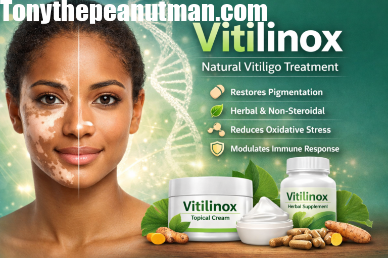 Vitilinox cream and supplement promoting natural repigmentation for vitiligo